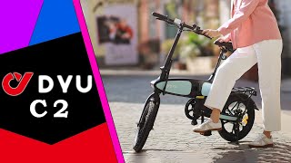 DYU C2 đźšµđźŹĽâ€Ťâ™€ď¸Ź Stylowy elektryczny rower 250W  Recenzja 4K [upl. by Danyette]