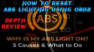 How to Reset ABS Light using Obd2 Scan Tool [upl. by Epstein345]