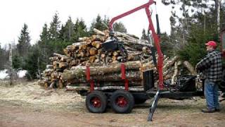 My home made log loader Video  2 [upl. by Caria709]