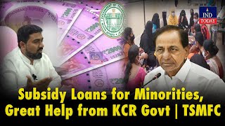 Subsidy Loans for Minorities Great Help from KCR Govt  TSMFC [upl. by Gruver]