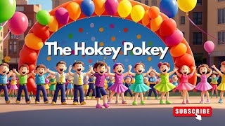 The Hokey Pokey  Classic Nursery Rhyme for Kids rhymes english kidssong toddlers kindergarten [upl. by Arrehs]