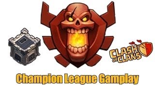 Deutsch Clash of Clans Champion Liga Gameplay 1 Hexe lvl 2  Golem lvl 5  Magier lvl6 [upl. by Atnamas]