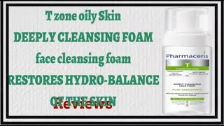 Pharmaceris T zone oily Deeply cleansing facewash review Medic Health [upl. by Kataway750]