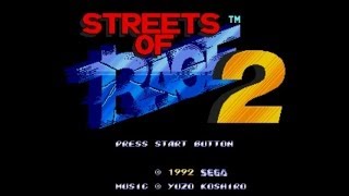 Streets Of Rage 2  Walkthrough Sega Genesis [upl. by Odrarebe]