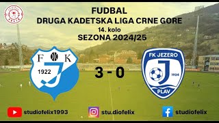 Kadeti JEDINSTVO  JEZERO 30 14 kolo 18112024 [upl. by Airotahs799]