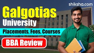 Galgotias University BBA Review  Fees Admission Placements Cutoff [upl. by Ynaffet]