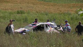 WRC Tet Rally Latvia 2024 Crash Rally2 Mistake Moments [upl. by Nylasej129]