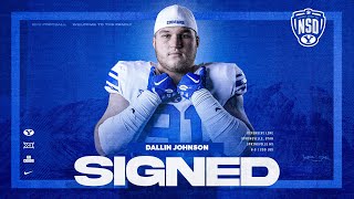 Dallin Johnson  BYU Football  National Signing Day 2024 [upl. by Linet]