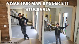 Från torp till hus 51Visar hur man bygger ett stockvalv [upl. by Balfore66]