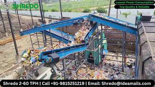 Revolutionize Waste Management with Shredo’s MSW HighEfficiency Shredder  Best Shredding Solutions [upl. by Slohcin]