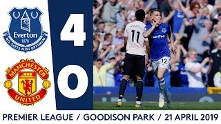 BLUES RUN RIOT AGAINST MAN UNITED  HIGHLIGHTS EVERTON 40 MAN UTD [upl. by Martinelli]