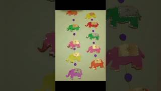 Diy diwali elephant Wall decor craft ideas youtubeshorts diy diwalicraftideas [upl. by Wandy559]