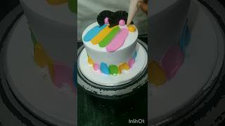 Colours mention cake decorating ideas 😍drawing ytshort recipe shortfeed trending viral reels [upl. by Eadnus]