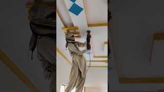 Easy way to install light in ceiling cutting with drill machine [upl. by Haeckel]