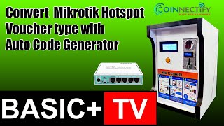 Convert Mikrotik Hotspot Voucher Type to Piso Wifi Auto Code Generator [upl. by Ihcehcu]