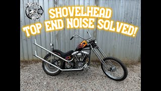 Shovelhead Top End Noise Diagnosed Guide to Fitting New Front Wheel and Machining Custom Spacers [upl. by Nakhsa]