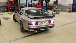 1987 944 Turbo 3quot exhaust [upl. by Etteniotna561]