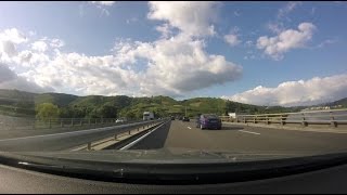 Roadtrip 2016 40  France A7 Autoroute du Soleil VienneReventin toll booth to Lyon [upl. by Ablem]