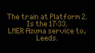 Atos Anne  1733 to Leeds  Platform 2 [upl. by Vladamir]