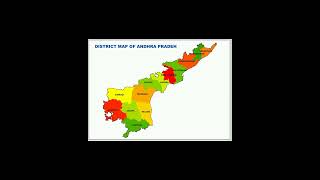 andhra pradesh map with districts [upl. by Tedda517]