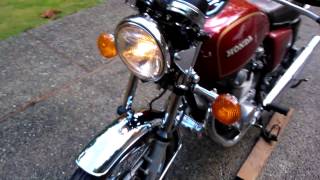 1976 CB500T Running [upl. by Connett913]