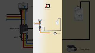 How To Make Earth Leakage Relay Wiring And Connection Diagram mcb elcb shorts [upl. by Akenet]