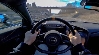 POV 297kmh in a McLaren 765LT Spider [upl. by Finlay]