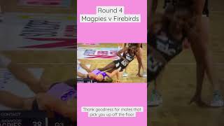 Netball Shorts  Round 4 Magpies v Firebirds  Lara Dunkley netball highlights shorts [upl. by Marden49]