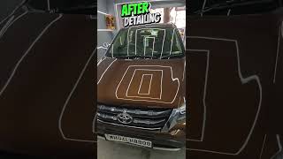 Watch this satisfying before amp after scenes from dust to dazzling shine CarDetailing UrbanCruiser [upl. by Ehcadroj]