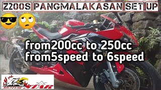 modified Motorstar Z200S  250CC 6SPEED TRANSMISSION [upl. by Divd145]