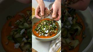 HighProtein Romesco Salad plantbasedrecipes [upl. by Woolley91]