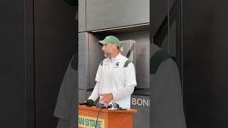 Michigan State DCLBs coach Joe Rossi 10124 [upl. by Lettig897]