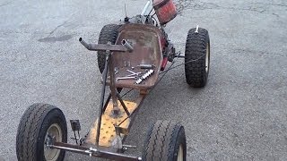 Homemade Shifter Kart MAIDEN VOYAGE [upl. by Trimmer144]