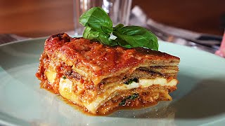 Authentic Italian Aubergine Parmigiana [upl. by Oirramaj]