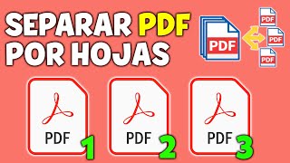 COMO SEPARAR PDF POR HOJAS 2024 [upl. by Nailij]