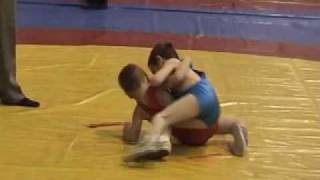 BIRKÓZÁS WRESTLING CSÖRGŐ HUGÓ KALOCSA PIROS 2004 12 18 VASAS [upl. by Ycart181]