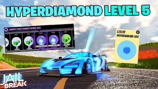 GETTING HYPERDIAMOND LVL 5 Roblox Jailbreak [upl. by Nref468]