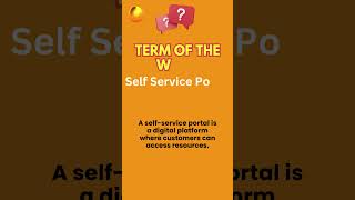 Term of the Week  Self Service Portal  IT Solutions Solved [upl. by Anneh]