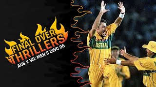 Final Over Thrillers Australia v West Indies  CWC 1996 [upl. by Bayer770]