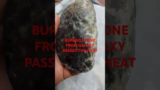 METEORITE CHONDRITE BURNED STONE FROM GALAXY PASSES THE HEATyoutubeshorts youtube subscribe [upl. by Inessa]