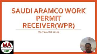 SAUDI ARAMCO WORK PERMIT RECEIVER UPDATED QUESTION AND ANSWER NOVEMBER 2024 [upl. by Anitsenre]