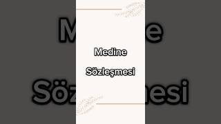 Medine Sözleşmesi dikab öabt siyer medine medinesözleşmesi [upl. by Kurzawa]