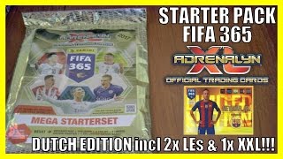 XXL amp 2 LIMITED EDITIONS  MEGA STARTERSET  Panini ADRENALYN XL FIFA 365 2017 Trading Cards [upl. by Puri]