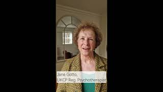 Jane Gotto UKCP reg psychotherapist introduces herself psychotherapist therapy counselling [upl. by Gillead]