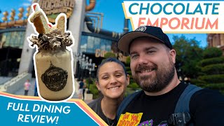 Toothsome Chocolate Emporium  Full dining experience and review plus Universal Studios updates [upl. by Floss517]