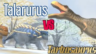 Talarurus vs Tarbosaurus Talking Version [upl. by Scharff]