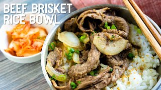 Beef Brisket Rice Bowl [upl. by Nowaj]