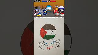 Palestine 🇵🇸 vs Israel 🇮🇱shortsfeedcountryballsiranisraelflagpalestinevsisrealpalestinewillfre [upl. by Akcirehs437]