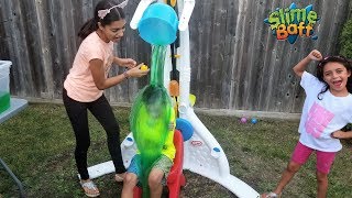 Splash Dunk Tank Challenge Family Fun Activities with HZHtube Kids Fun [upl. by Eisteb]