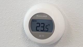 Round HeatCool instellen en gebruiken  Honeywell Home [upl. by Orimar]